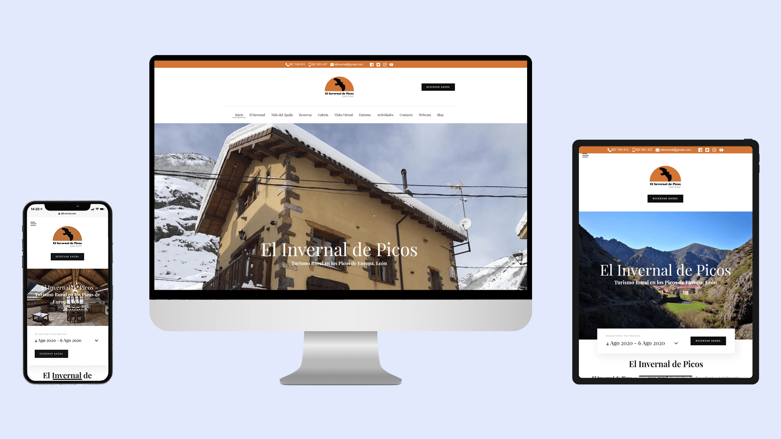 Diseño web El Invernal de Picos